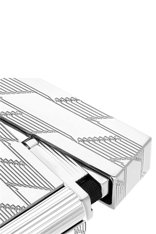 S.T. Dupont Line 2 Cling 1872 Monogram Gümüş Puro Çakmağı 16180