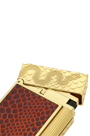 S.T. Dupont Lacquered Ligne 2 Red Puro Çakmağı 16075