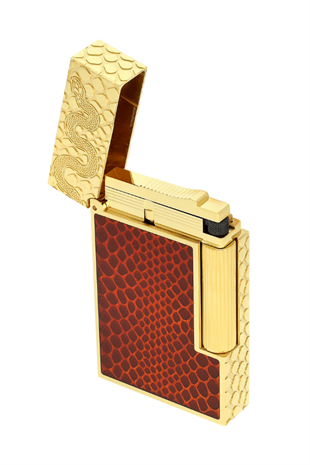 S.T. Dupont Lacquered Ligne 2 Red Puro Çakmağı 16075