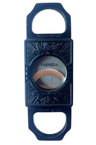 Parmida Siyah İşlemeli Metal Puro Makası Kesici