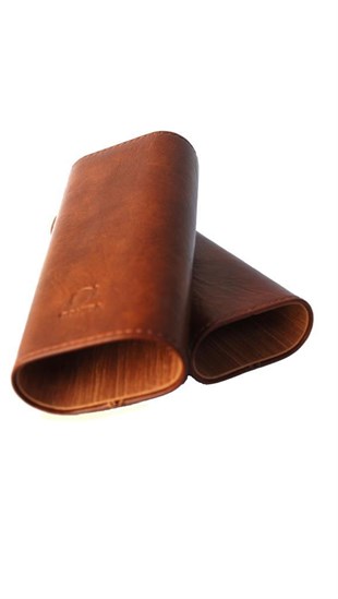 Cohiba 2li Taba Deri Puro Kılıfı