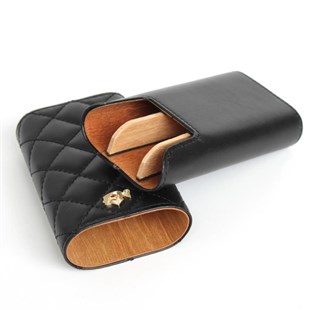 Cohiba 3lü Siyah Puro Kılıfı İçi Sedir