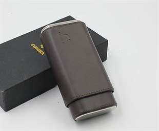 Cohiba Kahve Puro Kılıfı 3lü İçi Sedir