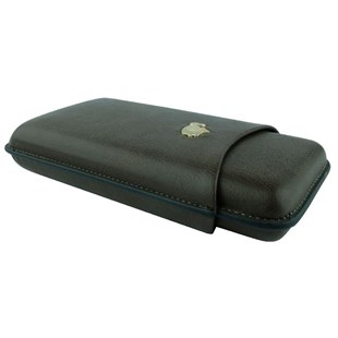 Cohiba Kahverengi Deri 3lü Puro Kılıfı