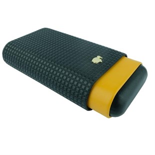 Cohiba Sarı-Siyah 3lü Puro Kılıfı