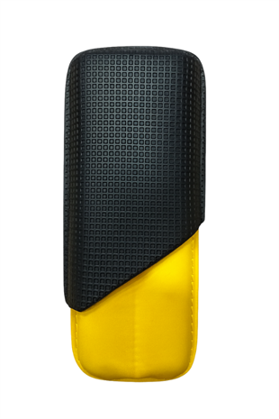 Cohiba Sarı-Siyah İkili Deri Puro Kılıfı