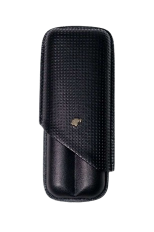 Cohiba Siyah İkili Deri Puro Kılıfı