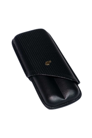 Cohiba Siyah İkili Deri Puro Kılıfı