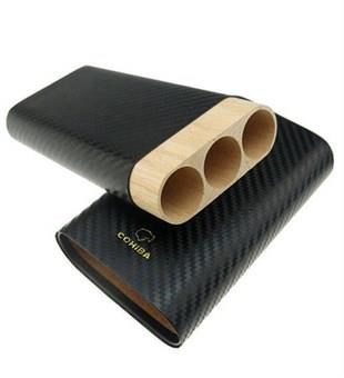 Cohiba Siyah Puro Kılıfı 3lü İçi Sedir