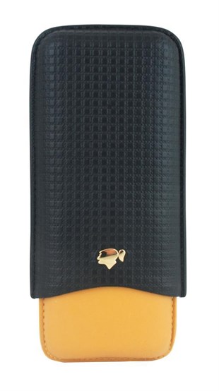 Cohiba Siyah-Sarı 3lü Puro Kılıfı