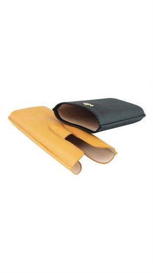 Cohiba Siyah-Sarı 3lü Puro Kılıfı