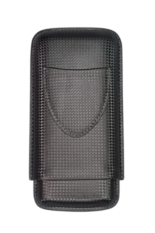 PQ Karbon Desenli Üçlü Puro Kılıfı