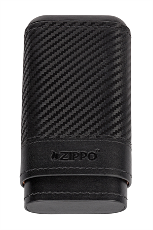 Zippo Karbon İçi Sedir Siyah İkili Küçük Deri Puro Kılıfı