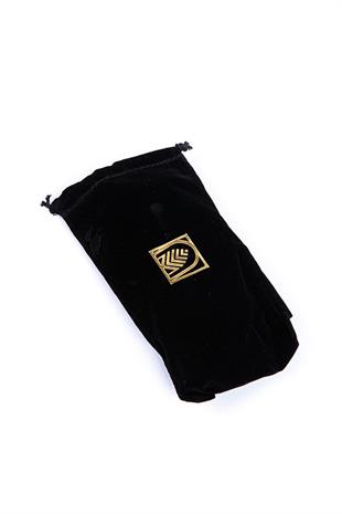 PQ Siyah-Hardal İkili Deri Puro Kılıfı