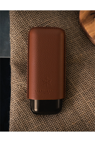 Le Petit By Les Fines Lames İkili Kahverengi Puro Kılıfı