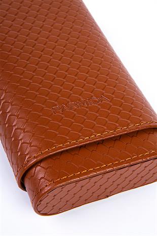 Parmida Kahverengi Üçlü Puro Kılıfı