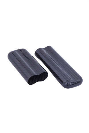 Karbon Desenli İkili Puro Kılıfı