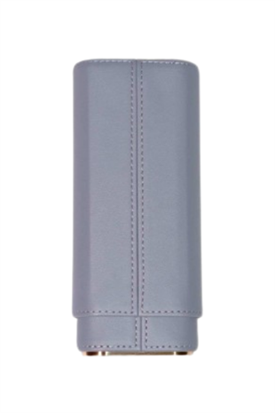 PQ Gri İkili Deri Puro Kılıfı