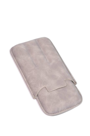 PQ Gri Üçlü Deri Puro Kılıfı