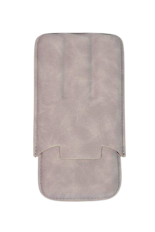 PQ Gri Üçlü Deri Puro Kılıfı