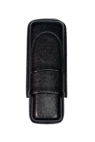 PQ Siyah İkili Deri Puro Kılıfı