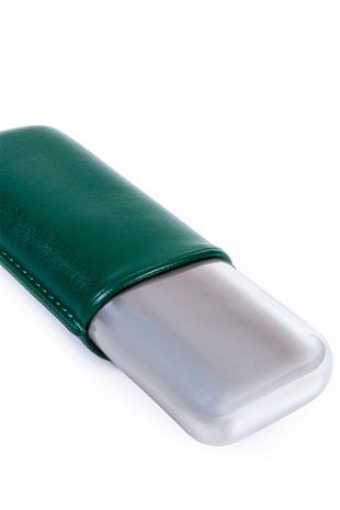 PQ  Yeşil İkili Deri Puro Kılıfı