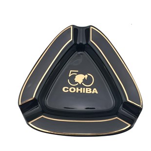Cohiba 3Lü Puro Küllüğü Siyah Gold Çizgi Detaylı