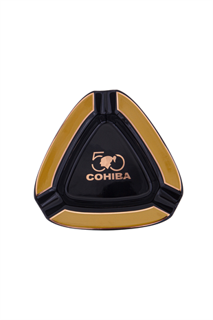 Cohiba 50. Yıl Siyah-Gold 3lü Puro Küllüğü