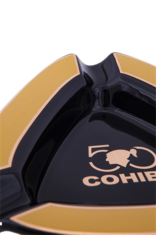 Cohiba 50. Yıl Siyah-Gold 3lü Puro Küllüğü