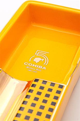 Cohiba 55. Yıl Sarı Tekli Porselen Puro Küllüğü
