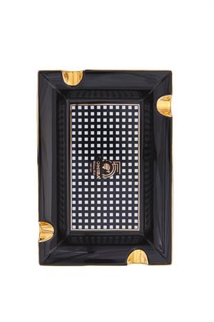 Cohiba 55. Yıl Siyah Desenli Dörtlü Porselen Puro Küllüğü