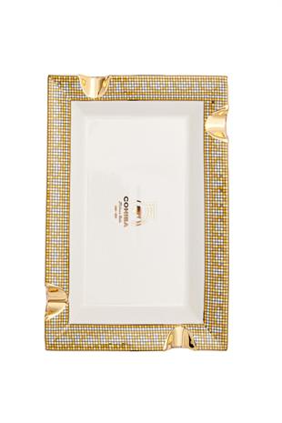 Cohiba 55. Yıl Beyaz Desenli Dörtlü Porselen Puro Küllüğü