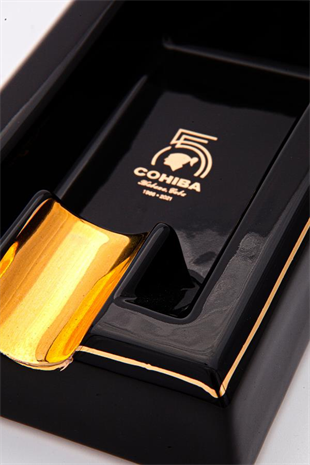 Cohiba 55. Yıl Siyah Tekli Porselen Puro Küllüğü