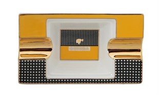 Cohiba Sarı Siyah 2li Puro Küllüğü