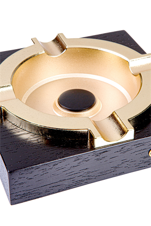 Parmida Dörtlü Ahşap Siyah Puro Küllüğü