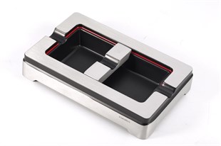 Parmida İkili Gümüş Puro Küllüğü