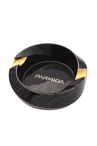 Parmida Siyah İkili Porselen Puro Küllüğü