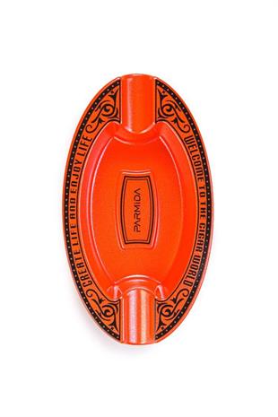 Parmida Turuncu İşlemeli İkili Puro Küllüğü