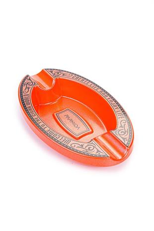 Parmida Turuncu İşlemeli İkili Puro Küllüğü