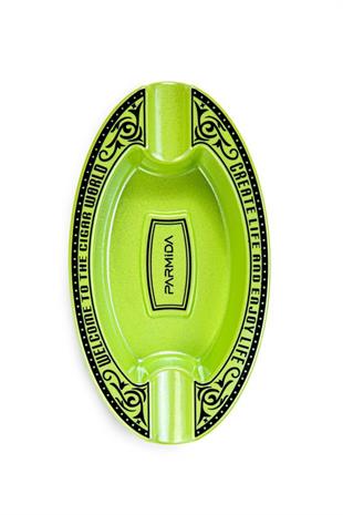 Parmida Yeşil İşlemeli İkili Puro Küllüğü