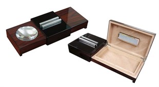 Kayar kilitli küllük-humidor