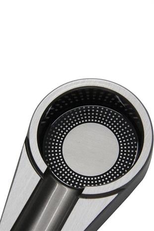 PQ Gümüş Gunmetal Porselen Tekli Puro Küllüğü