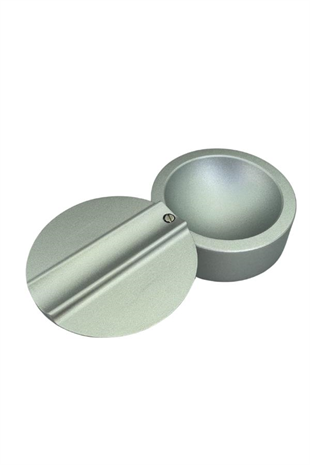 PQ Gümüş Metal Döner Başlıklı Tekli Puro Küllüğü