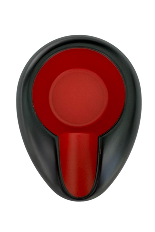 PQ Kırmızı-Siyah Metal Tekli Puro Küllüğü