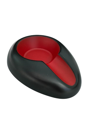 PQ Kırmızı-Siyah Metal Tekli Puro Küllüğü