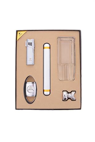 Cohiba Çakmak Kesici Küllük Sehpa Tüp Beşli Puro Seti