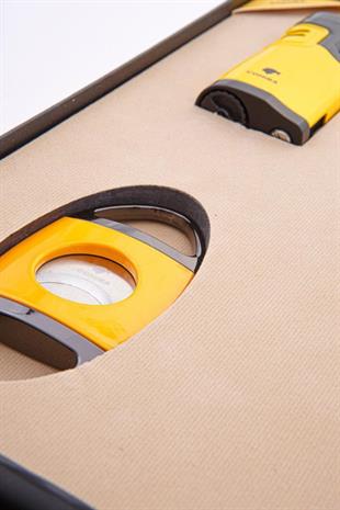 Cohiba Çakmak Kesici Küllük Sehpa Dörtlü Puro Seti