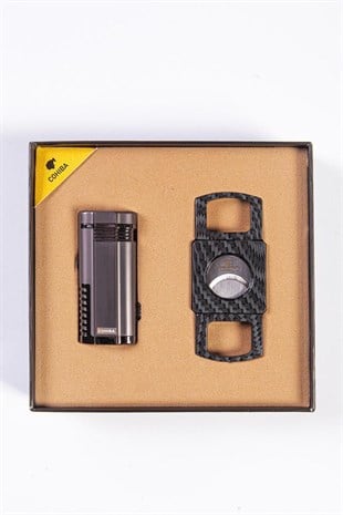 Cohiba Çakmak Kesici İkili Set