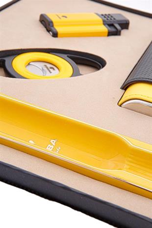 Cohiba Çakmak Kesici Kılıf Küllük Dörtlü Puro Seti