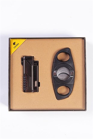 Cohiba Çakmak Kesici İkili Set
